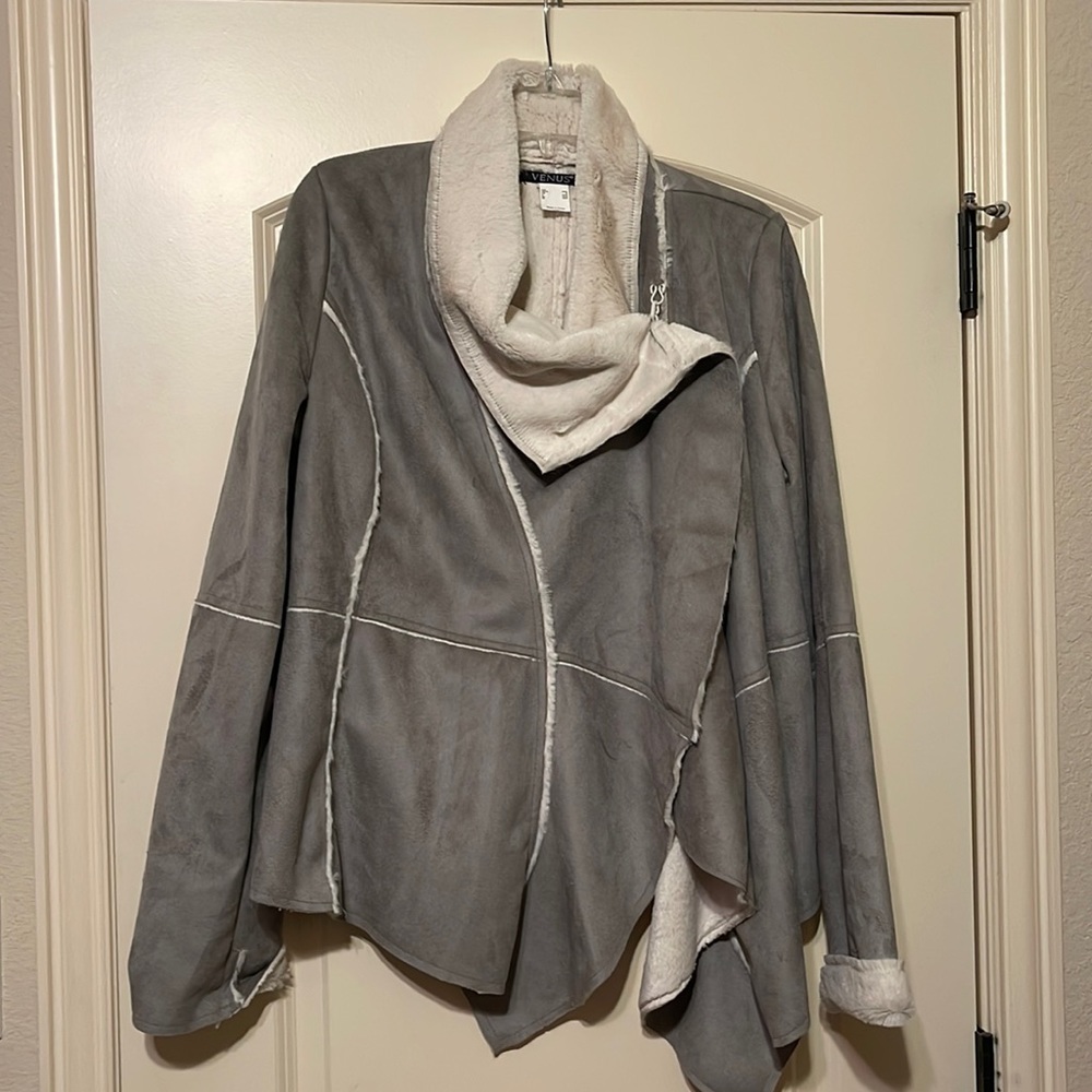 Venus Womens Medium Suede coat